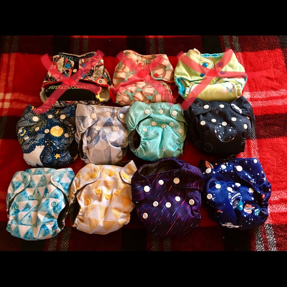 Newborn cloth diapers